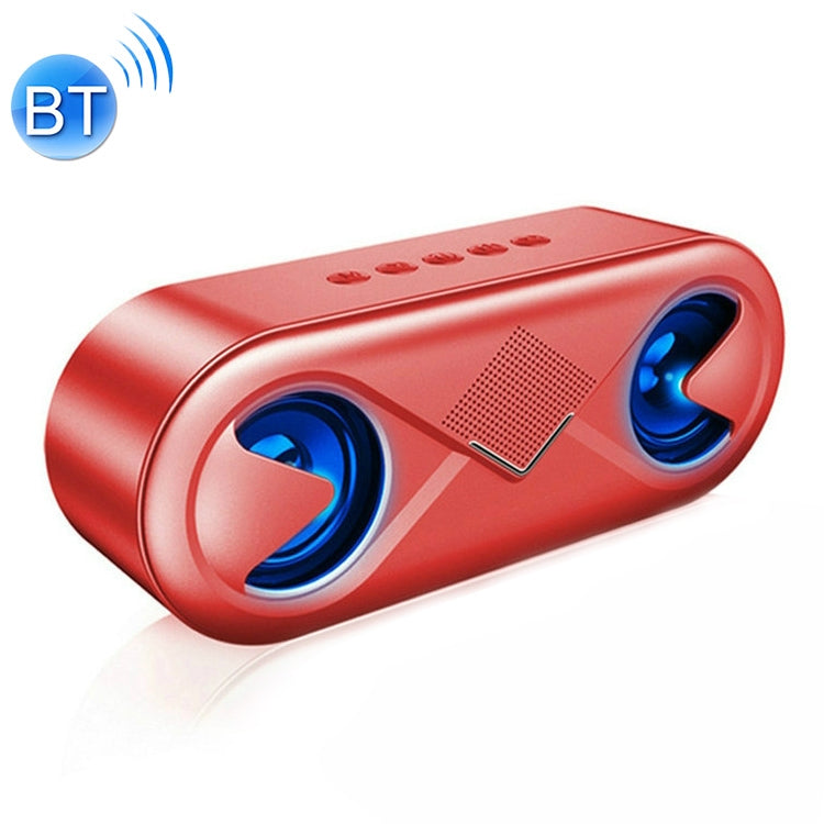 S6 10W Portable Bluetooth 5.0 Wireless Stereo Bass Hifi Speaker, Support TF Card AUX USB Handsfree with Flash LED, BLACK, GOLD, BLUE, RED, ROSE GOLD