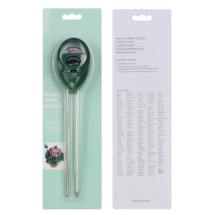 RZ103 Mini Soil PH Moisture Humidity Measuring PH Meter Soil Moisture Monitor Hygrometer Gardening Plant Farming Moisture Tester, RZ103