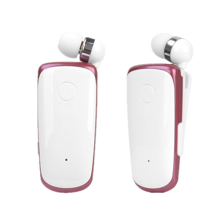 K39 Wireless Bluetooth Headset CSR DSP chip In-Ear Vibrating Alert Wear Clip Hands Free Earphone, BLACK, WHITE, BLUE, ROSE RED