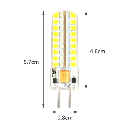 GY6.35 5W SMD2835 72LEDs Dimmable Silicone Corn Bulb for Chandelier Crystal Lamp Lighting Accessories,AC 12V, Warm White, Cool White