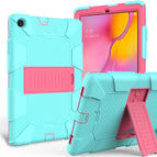 For Galaxy Tab A 10.1 (2019) / Aqua+Hot Pink