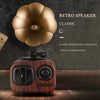 Retro Wood Portable Mini Bluetooth Speaker Wireless Loudspeaker Outdoor Speaker Sound System TF FM Radio Music Subwoofer