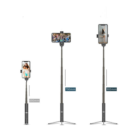 Handheld Wireless Bluetooth Concealed Telescopic Stand One Bluetooth Selfie Stick