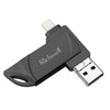 Richwell DXZ66 USB Flash Disk 16G 3 in 1 Micro USB + 8 Pin + USB 3.0 Compatible IPhone & IOS