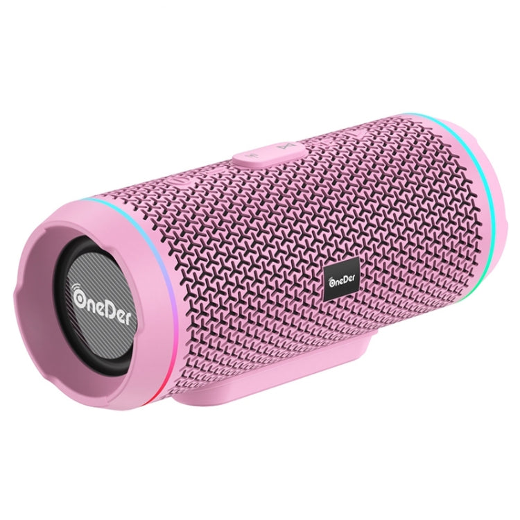 Oneder V10 Bluetooth 5.0 Color Dual LED lights, TWS Connection Function, 10W Stereo CD Quality，Support TF Card & USB Drive & AUX & FM