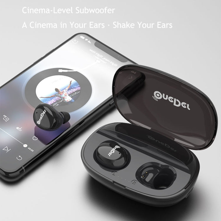 OneDer W12 Wireless Earphone with Waterproof IPX5 HD Stereo Sound TWS Bluetooth Earphone