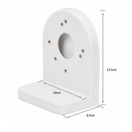 L-Type 3.5 inch Plastic Right Angle Bracket Wall Mount for CCTV Dome IP Security Camera