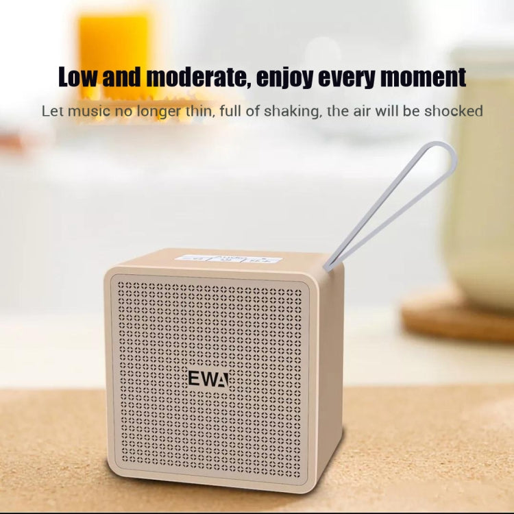 EWA A105 High Hidelity Bluetooth Speaker, Small Size High  Power Bass, TWS Bluetooth Technology Support TF