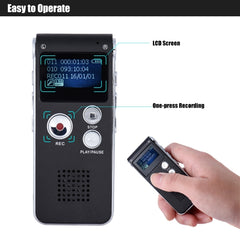 SK-012 8GB Voice Recorder USB Professional Dictaphone  Digital Audio With WAV MP3 Player VAR   Function Record, SK-012 8GB