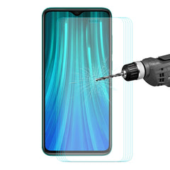 5 PCS ENKAY Hat-prince 0.26mm 9H 2.5D Curved Edge Tempered Glass Film for, Galaxy A10s, Xiaomi Redmi Note 8 Pro, Xiaomi Redmi Note 8