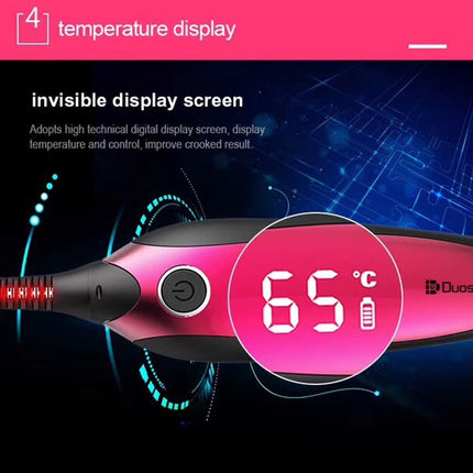 Duosi DY-102 Portable Pen Style Heated Long-Lasting Electric Ironing   Eyelash Curler USB Rechargeable Electric Heated Makeup   Curling Clip