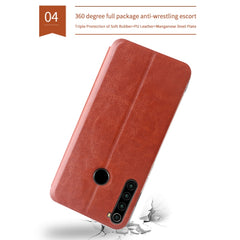 MOFI Rui Series Classical Leather Flip Leather Case With Bracket Embedded Steel Plate All-inclusive, For Xiaomi RedMi Note8, For Xiaomi RedMi Note8 Pro, For Huawei P30, For Oneplus 6