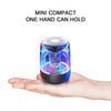 C7 Bluetooth 5.0 Speaker Transparent LED Luminous Subwoofer TWS 6D Surround HIFI Stereo Cool Audio, C7