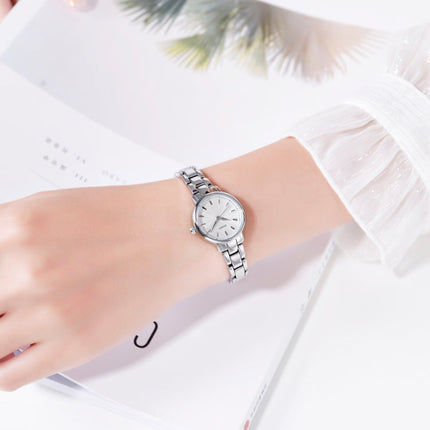 Skmei 1410 Lady Quartz Watch European and American Fashion Watch Business Leisure Steel Belt Lady Watch