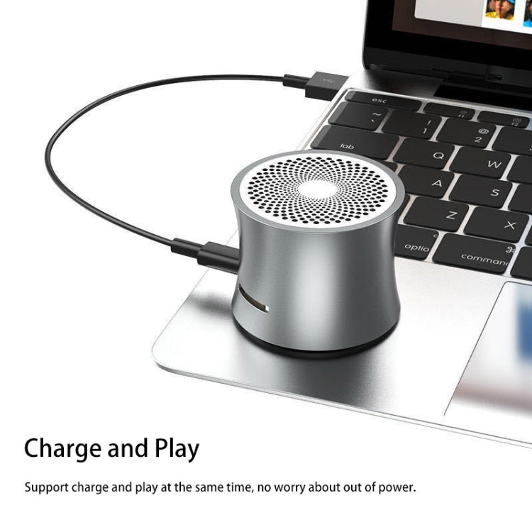 EWA A104 Bluetooth Speaker MP3 Player Portable Speaker Metallic USB Input MP3 Player Stereo Multimedia Speaker