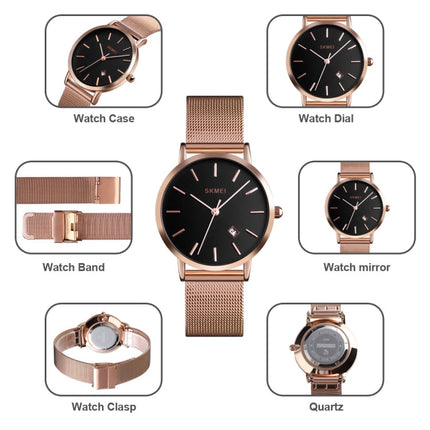 SKMEI 1530 Fashion Europe And America Simple Business Women Wristwatch Elegant Thin Female Student Quartz Watch