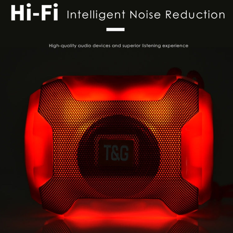 T&G TG162 LED Stereo Portable Bluetooth Speaker Mini Wireless Speaker Subwoofer