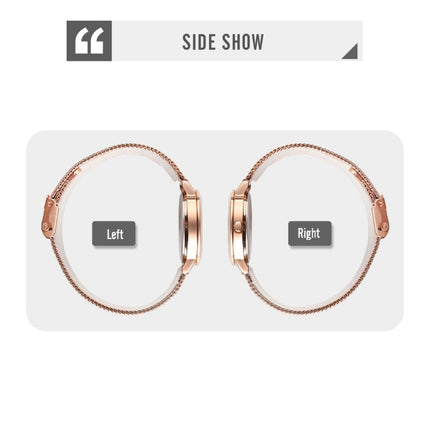 SKMEI 1528 Simple Fashion Lady Watch Casual Netting Scale