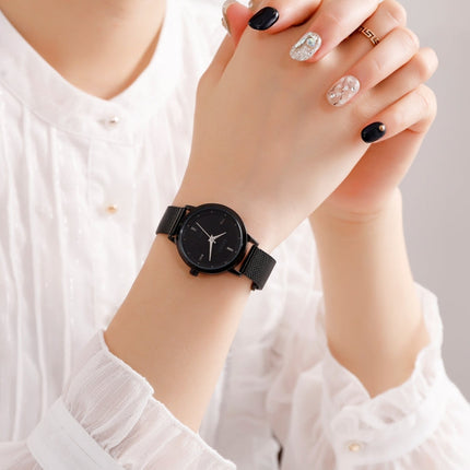 SKMEI 1528 Simple Fashion Lady Watch Casual Netting Scale