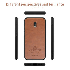 PINWUYO Pin Rui Series Classical Leather, PC + TPU + PU Leather Waterproof And Anti-fall All-inclusive Protective Shell, For Xiaomi RedMi 8A, For Oneplus 7T
