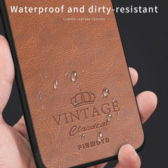 PINWUYO Pin Rui Series Classical Leather, PC + TPU + PU Leather Waterproof And Anti-fall All-inclusive Protective Shell, For Xiaomi RedMi 8A, For Oneplus 7T