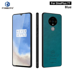 PINWUYO Pin Rui Series Classical Leather, PC + TPU + PU Leather Waterproof And Anti-fall All-inclusive Protective Shell, For Xiaomi RedMi 8A, For Oneplus 7T