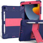 For iPad 10.2 / Dark Blue+Hot Pink