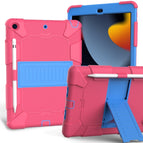 For iPad 10.2 / Hot Pink+Blue