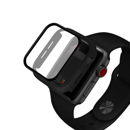 ENKAY Hat-prince Full Coverage PC Case + Tempered Glass Protector for Apple Watch Series 6 / 5 / 4 / SE 3 / SE 2 / SE 1 40mm