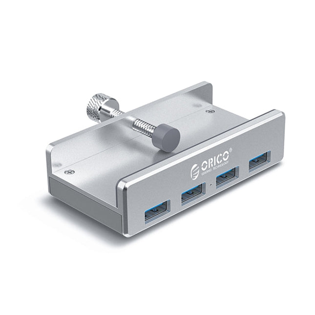 ORICO  MH4PU-P Aluminum Alloy 4 Port USB3.0 Clip-type HUB, MH4PU-P(Silver)