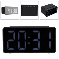 AEC BT508 Wireless Charging Bluetooth Speaker LED Alarm Clock Power Bank Three-In-One Speaker