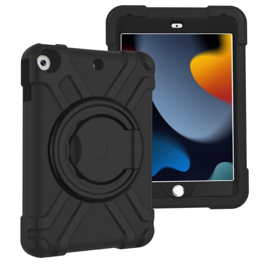 EVA + PC Flat Protective Shell with 360 ° Rotating Bracket, For iPad 10.2