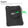 EVA + PC Flat Protective Shell with 360 ° Rotating Bracket, For iPad 10.2