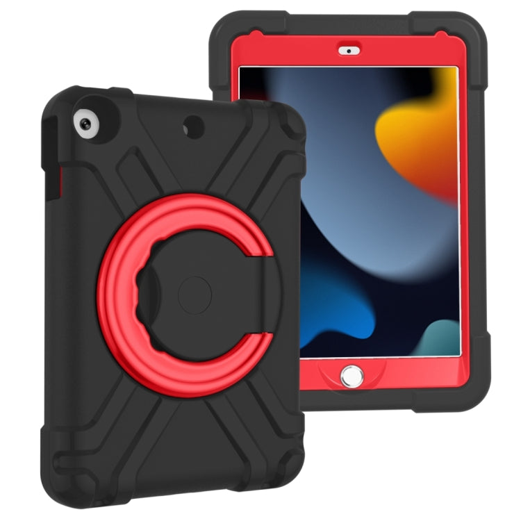 EVA + PC Flat Protective Shell with 360 ° Rotating Bracket, For iPad 10.2