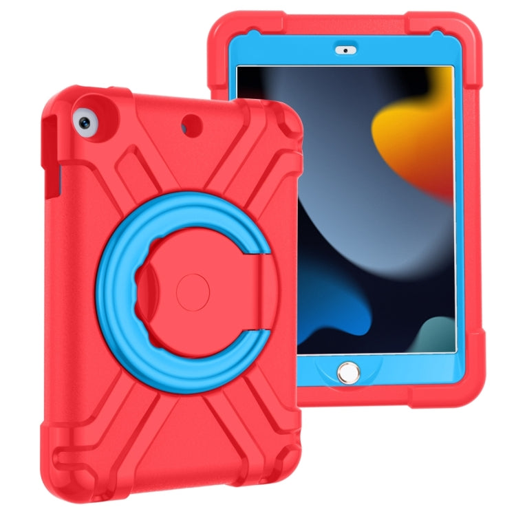 EVA + PC Flat Protective Shell with 360 ° Rotating Bracket, For iPad 10.2