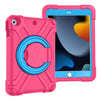 EVA + PC Flat Protective Shell with 360 ° Rotating Bracket, For iPad 10.2