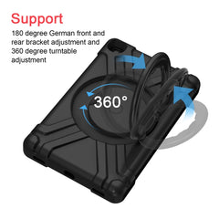 EVA + PC Flat Protective Shell with 360 ° Rotating Bracket, For Galaxy Tab A 10.1 (2019)
