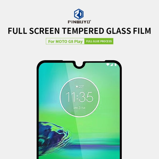 PINWUYO 9H 2.5D Full Screen Tempered Glass Film