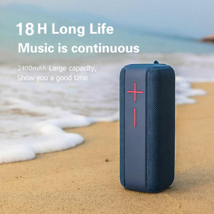 P15 10W Portable Bluetooth Speaker Outdoor Loudspeaker Sound System Stereo, Support TF&FM