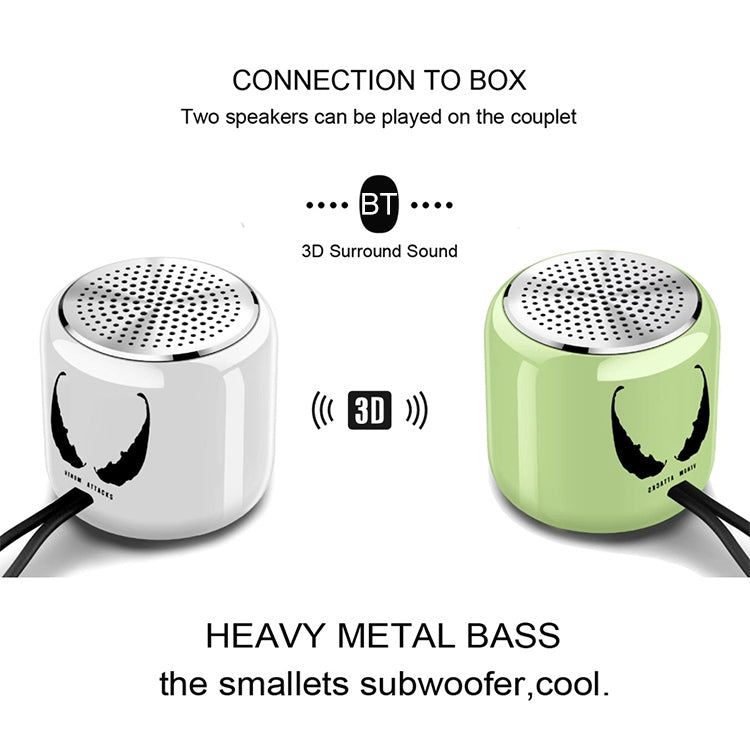 M9 Bluetooth5.0 Subwoofer Portable Speaker Aluminium Alloy Body Music Player