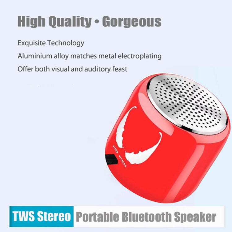 M9 Bluetooth5.0 Subwoofer Portable Speaker Aluminium Alloy Body Music Player