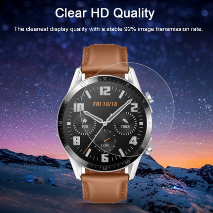 For HUAWEI Watch GT 2 46mm (2019) ENKAY Hat-Prince 0.2mm 9H 2.15D Curved Edge Tempered Glass Film, For HUAWEI Watch GT 2 46mm (2019)  (1 PC), For HUAWEI Watch GT 2 46mm (2019) (2 PCS)