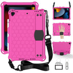 For iPad 10.2 / RoseRed+Black