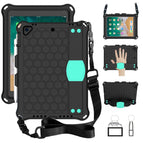 For iPad 9.7 2017/2018 / Black + Mint