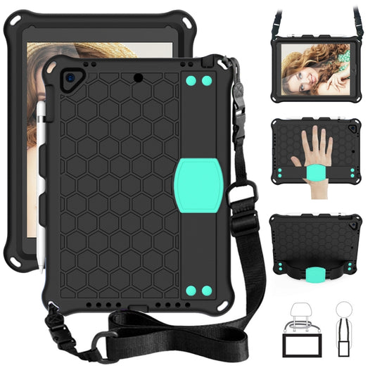 Honeycomb Design EVA + PC Four Corner Anti Falling Flat Protective Shell With Straps, For iPad 9.7 2017/2018