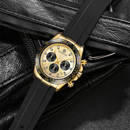 OCHSTIN 6103 Multi Function Quartz Watch Silicone Watch Band Sports Luminous Waterproof Watch