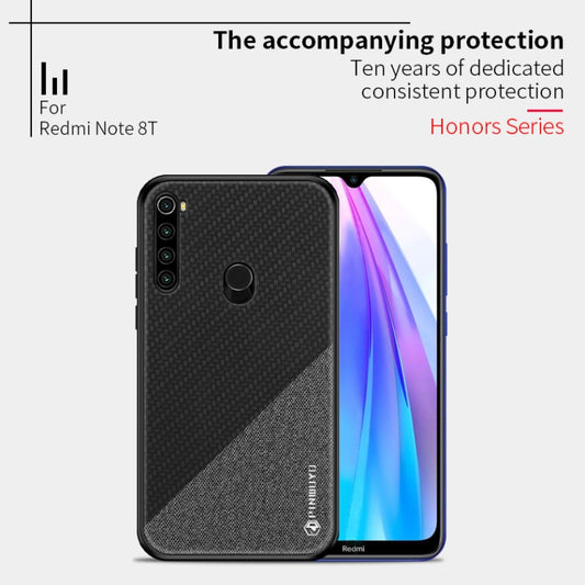 PINWUYO Rong Series  Shockproof PC + TPU+ Chemical Fiber Cloth Protective Cover, For Xiaomi RedMi Note8T, For Xiaomi CC9 Pro / Note10, For MOTO G8 Plus, For MOTO G8 Play / One macro