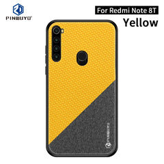 PINWUYO Rong Series  Shockproof PC + TPU+ Chemical Fiber Cloth Protective Cover, For Xiaomi RedMi Note8T, For Xiaomi CC9 Pro / Note10, For MOTO G8 Plus, For MOTO G8 Play / One macro