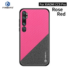 PINWUYO Rong Series  Shockproof PC + TPU+ Chemical Fiber Cloth Protective Cover, For Xiaomi RedMi Note8T, For Xiaomi CC9 Pro / Note10, For MOTO G8 Plus, For MOTO G8 Play / One macro