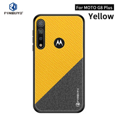 PINWUYO Rong Series  Shockproof PC + TPU+ Chemical Fiber Cloth Protective Cover, For Xiaomi RedMi Note8T, For Xiaomi CC9 Pro / Note10, For MOTO G8 Plus, For MOTO G8 Play / One macro